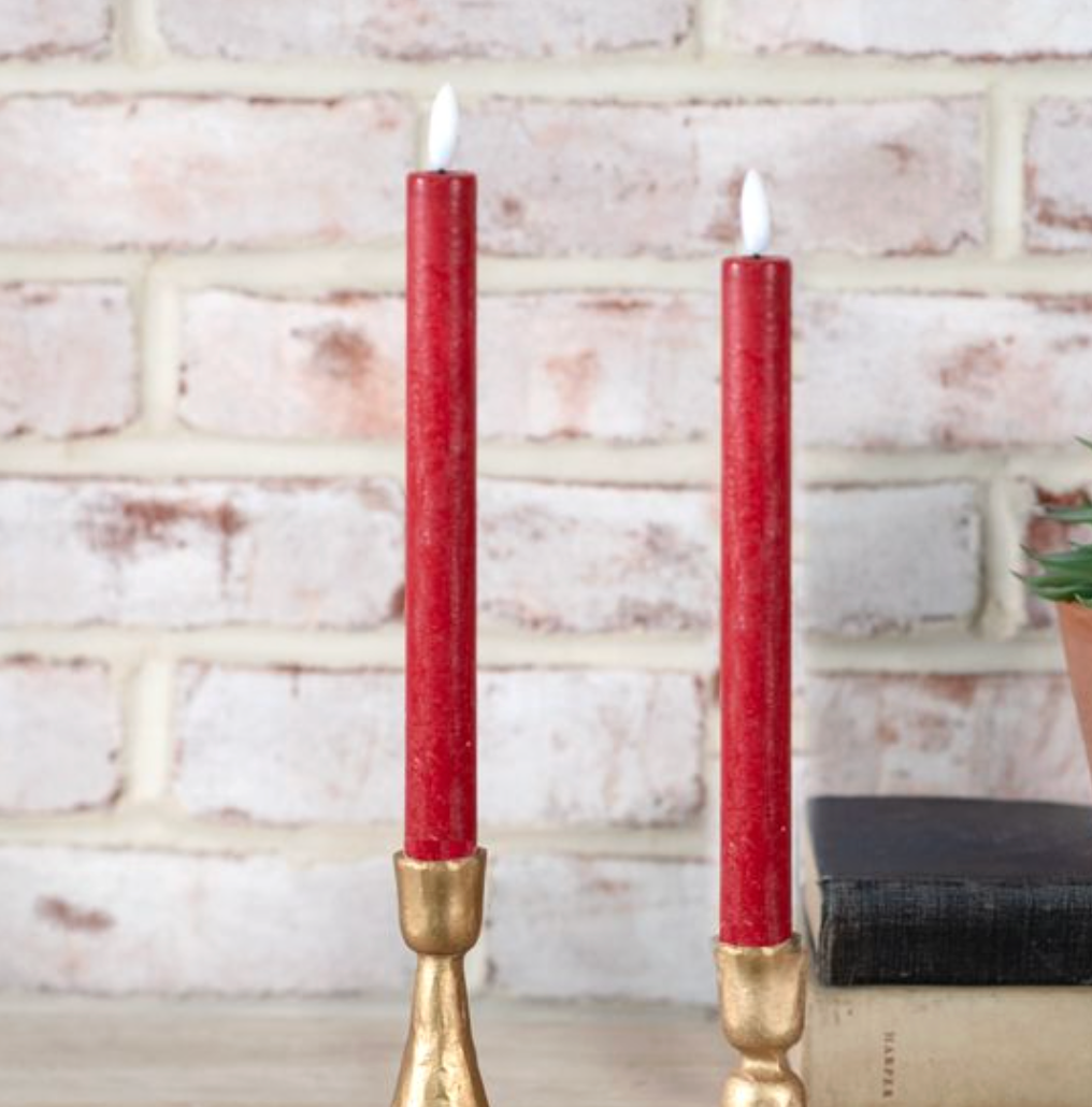 Red LED Candlesticks