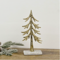 Metal Trees on Marble Base