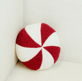 Peppermint Round Pillow
