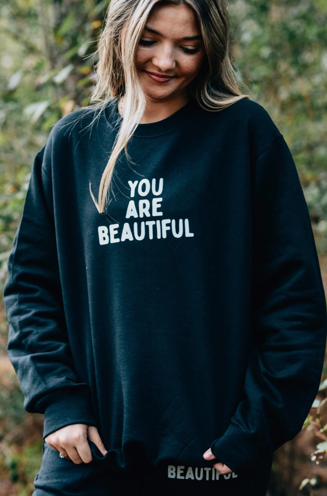 There is No Flaw in You Sweatshirt & Jogger *Custom Press*