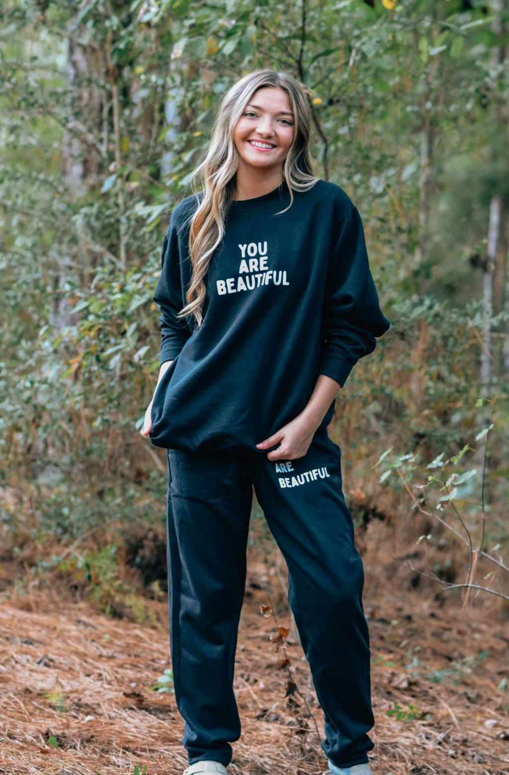 There is No Flaw in You Sweatshirt & Jogger *Custom Press*