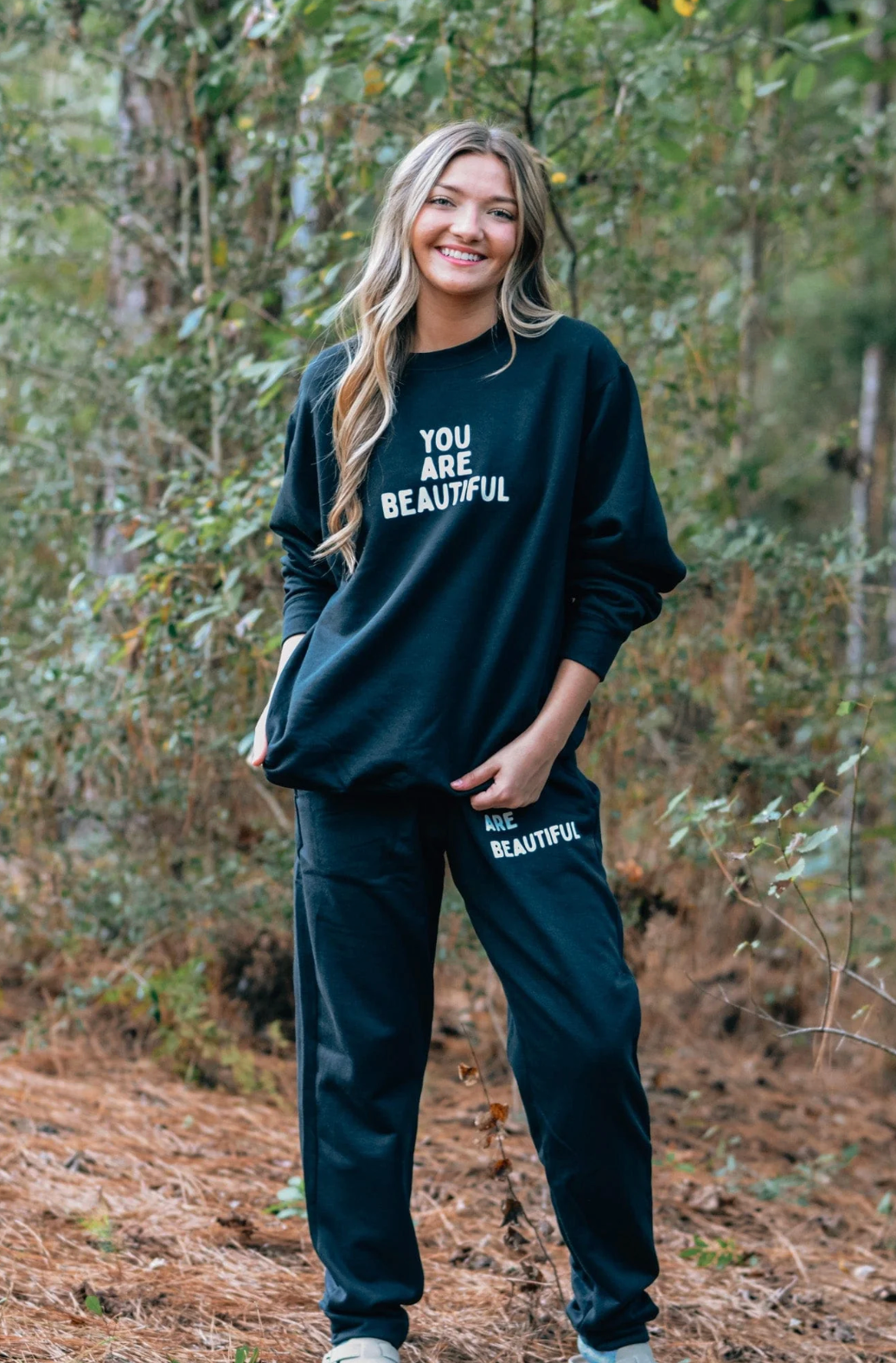 There is No Flaw in You Sweatshirt & Jogger *Custom Press*