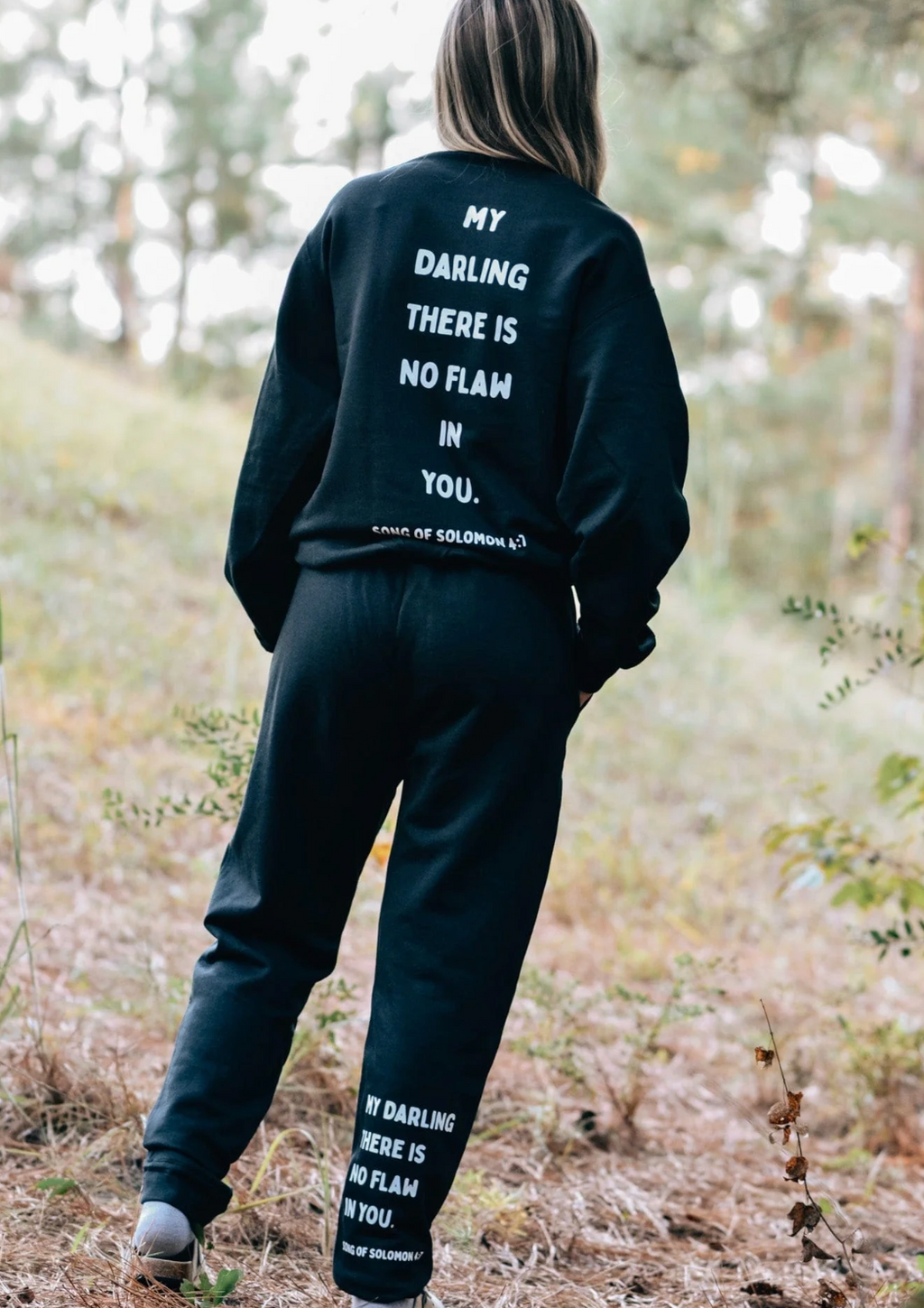 There is No Flaw in You Sweatshirt & Jogger *Custom Press*