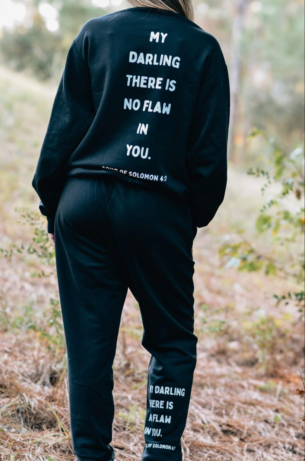 There is No Flaw in You Sweatshirt & Jogger *Custom Press*