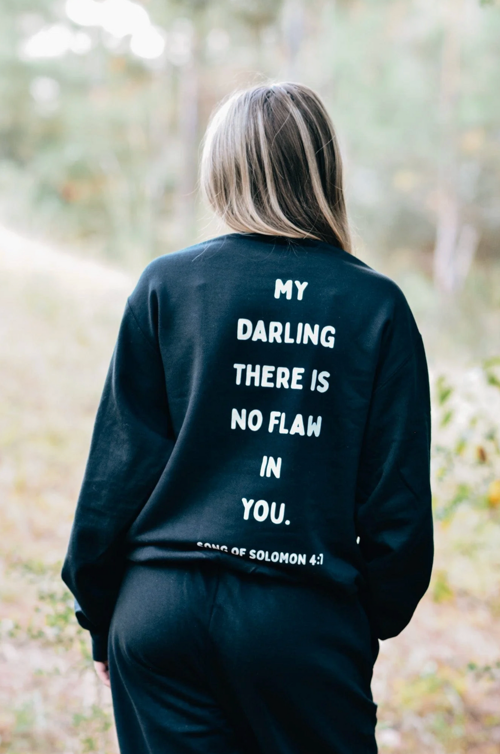 There is No Flaw in You Sweatshirt & Jogger *Custom Press*