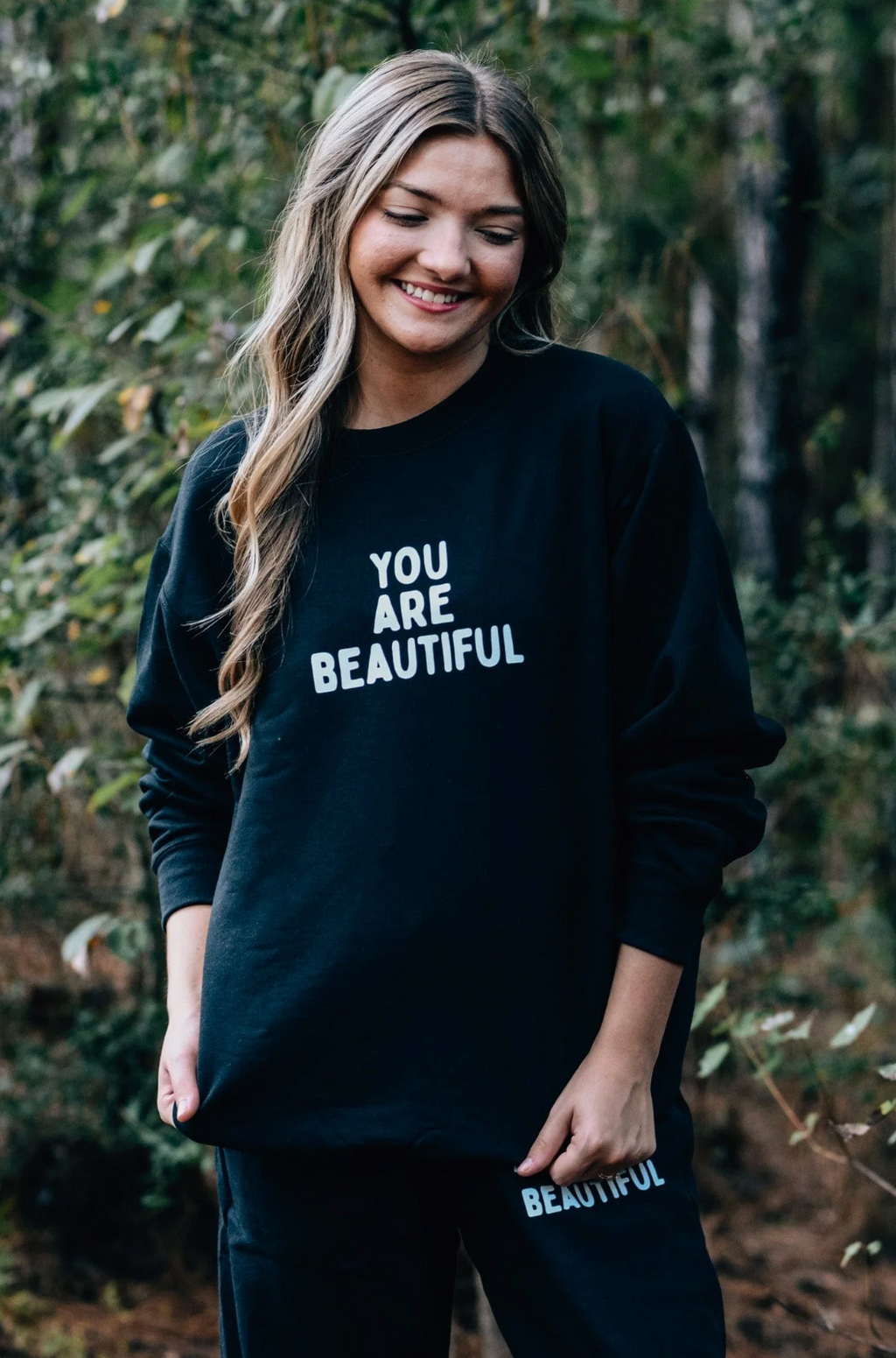 There is No Flaw in You Sweatshirt & Jogger *Custom Press*