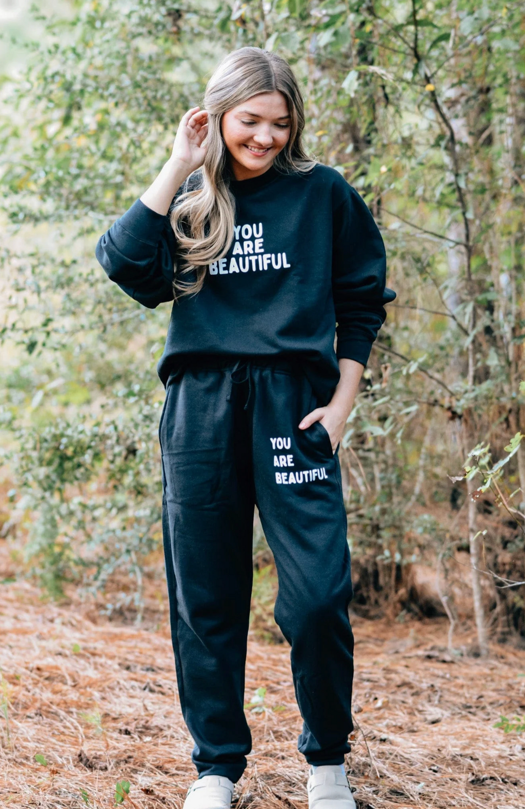There is No Flaw in You Sweatshirt & Jogger *Custom Press*