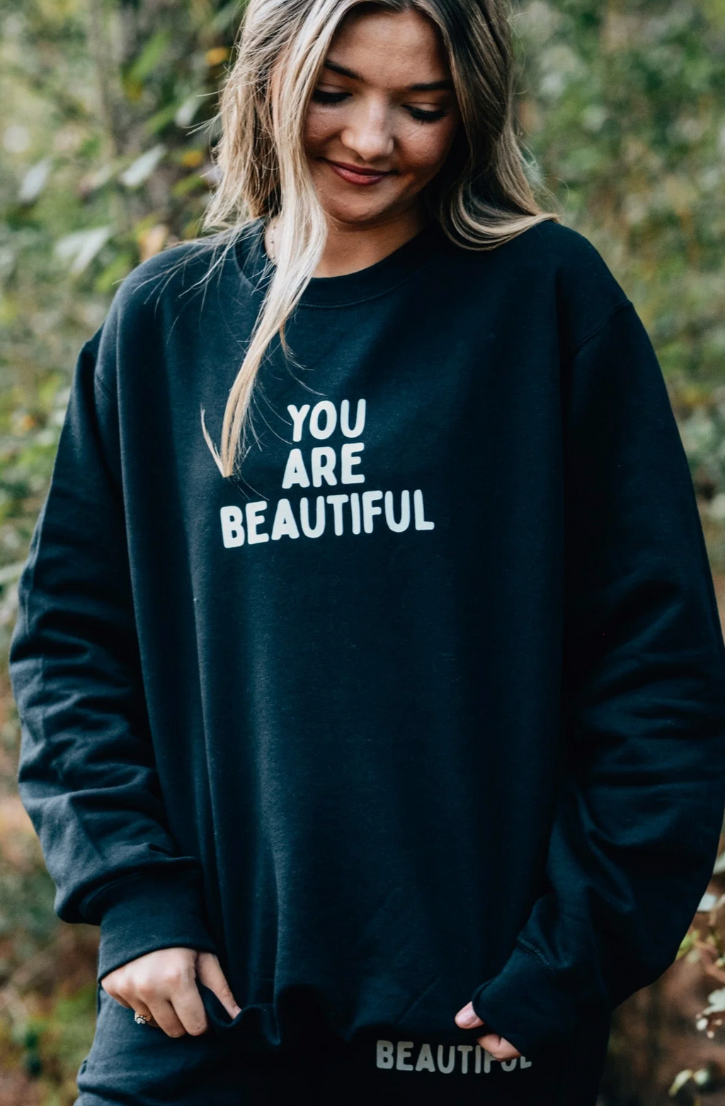 There is No Flaw in You Sweatshirt & Jogger *Custom Press*
