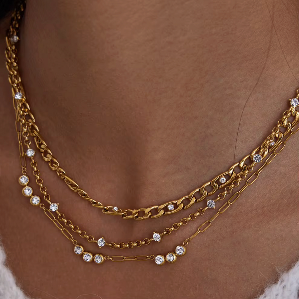 Dainty Chain Layering Waterproof Necklaces