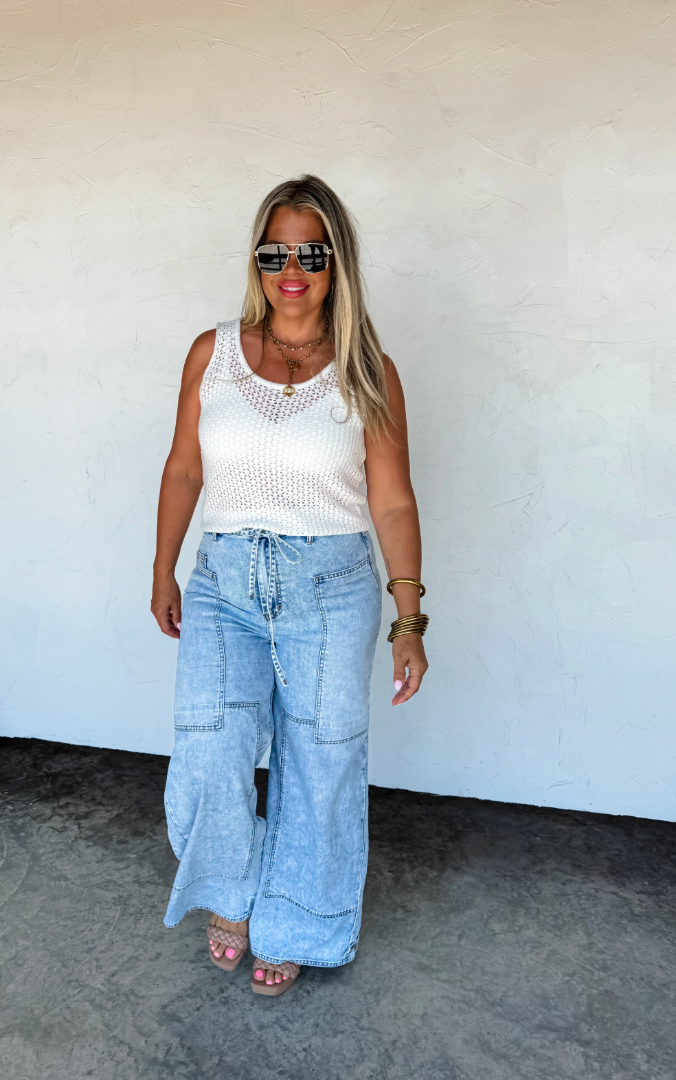 Jovie Tie Waist Jeans Custom Cut