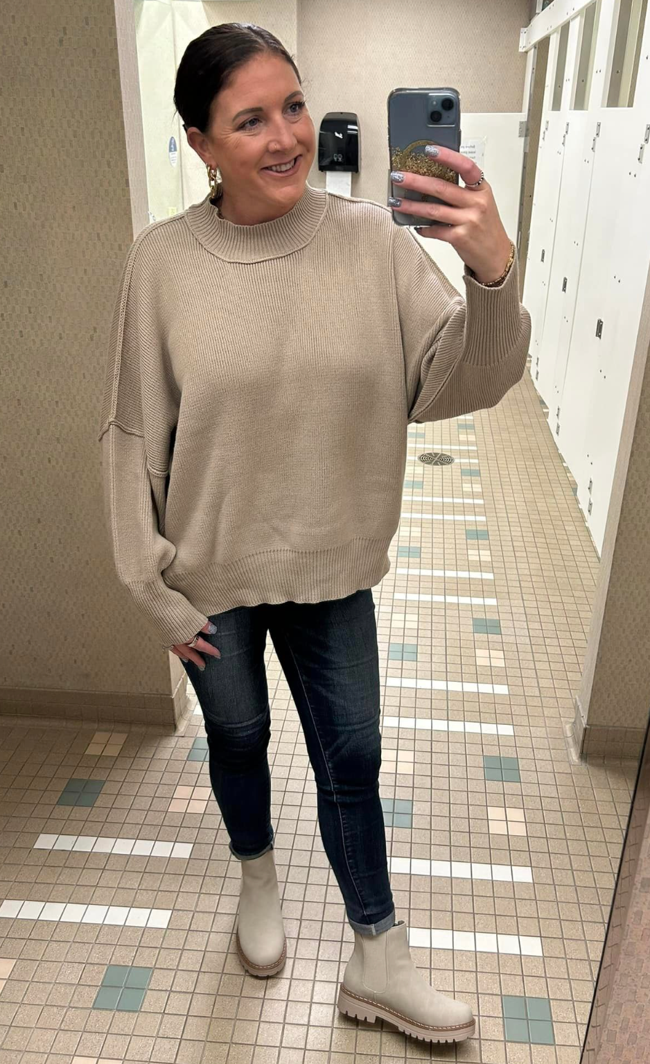 Cozy Mornings Side Sit Oversize Sweater