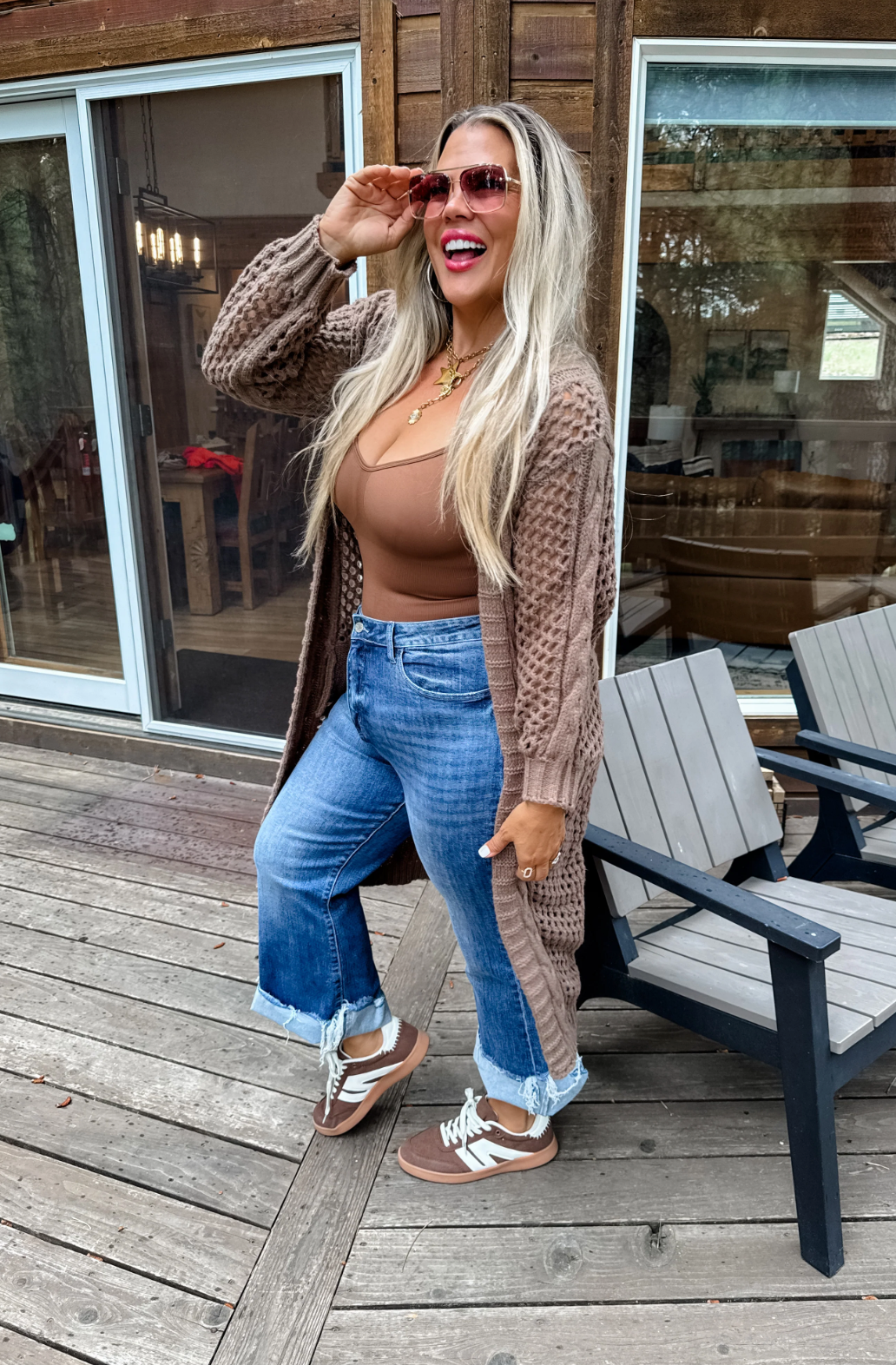 Kandias Chunky Knit Cardi in 4 colors- *Custom Cut*