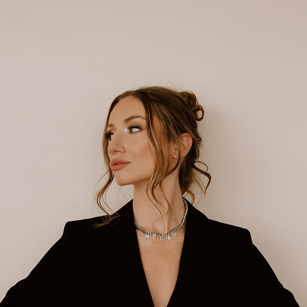 Customized Bold Curb Chain Name Necklace