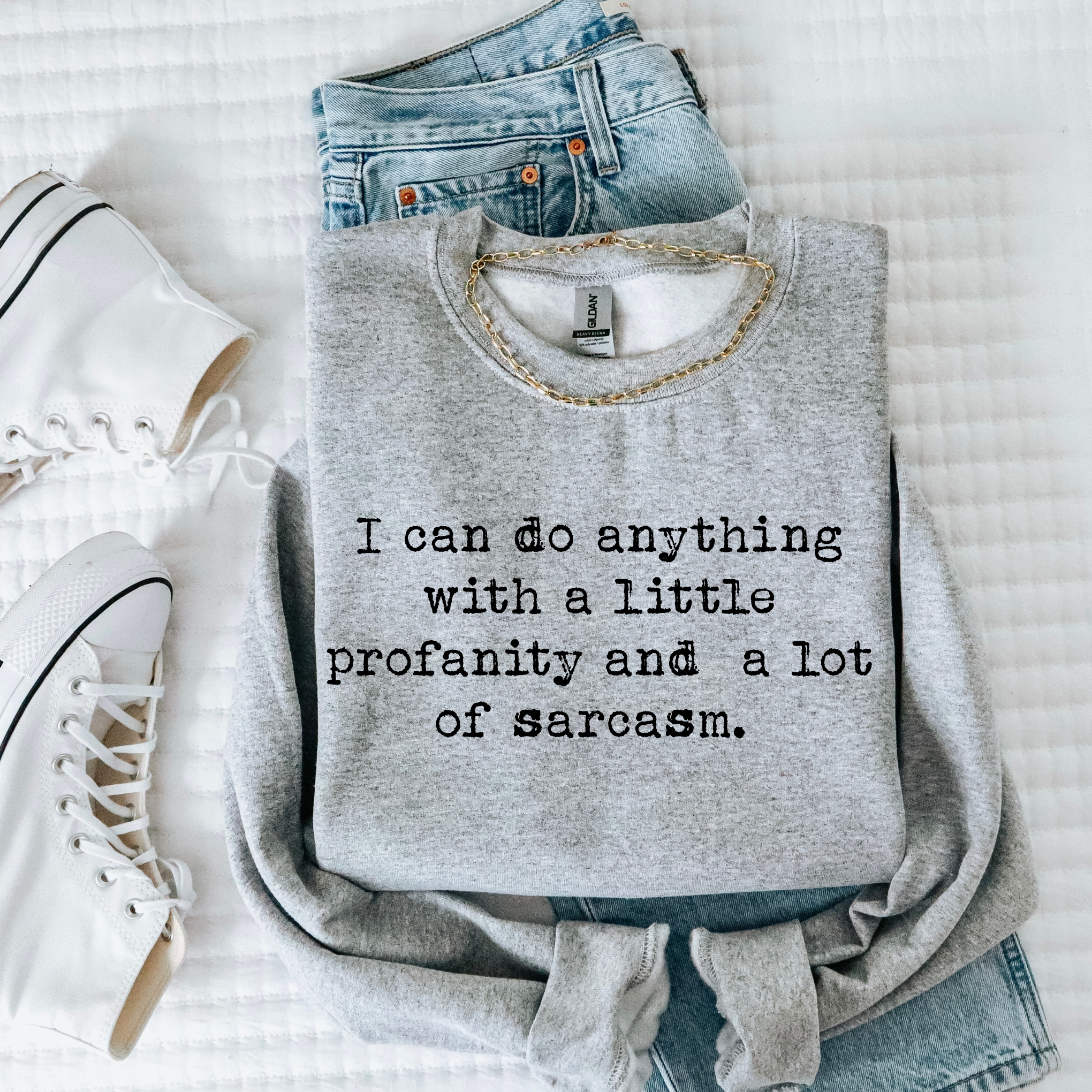 Can Do Anything Graphic Tee and Sweatshirt