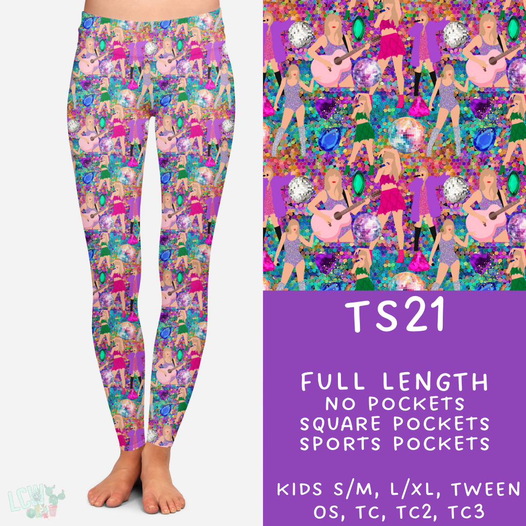 Batch #100 - Popstar 2 Collection - TS21 Leggings - Pre-Order