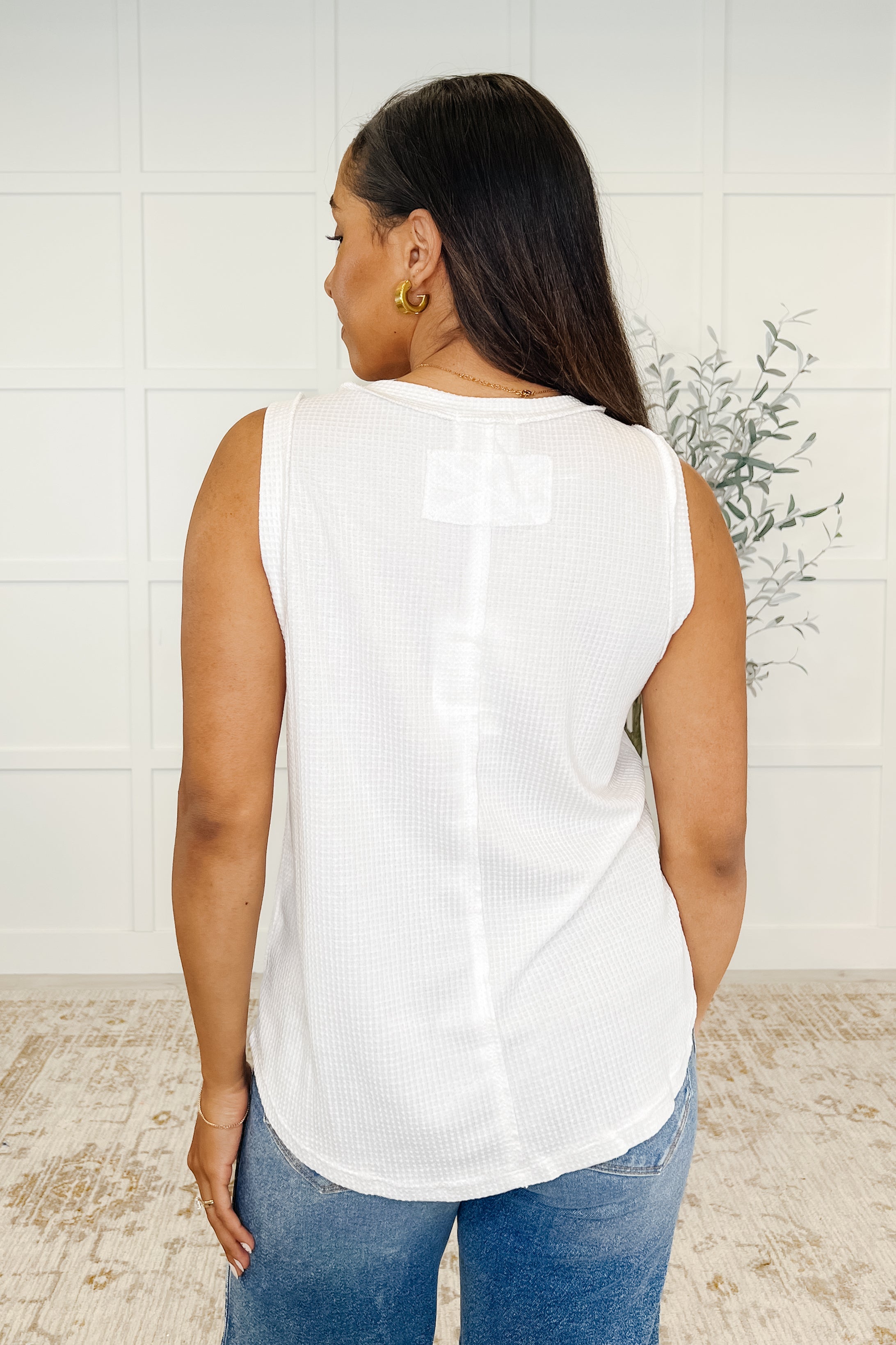 Thread Theory Round Neck Tank in Ivory
