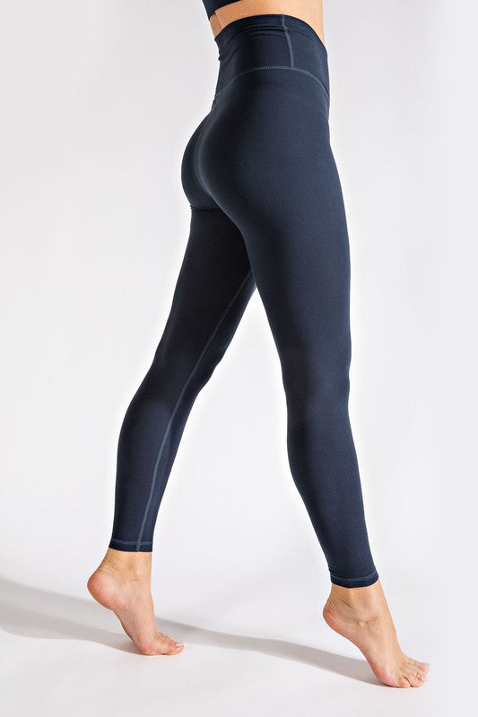 Plus V Waist Full Length Leggings