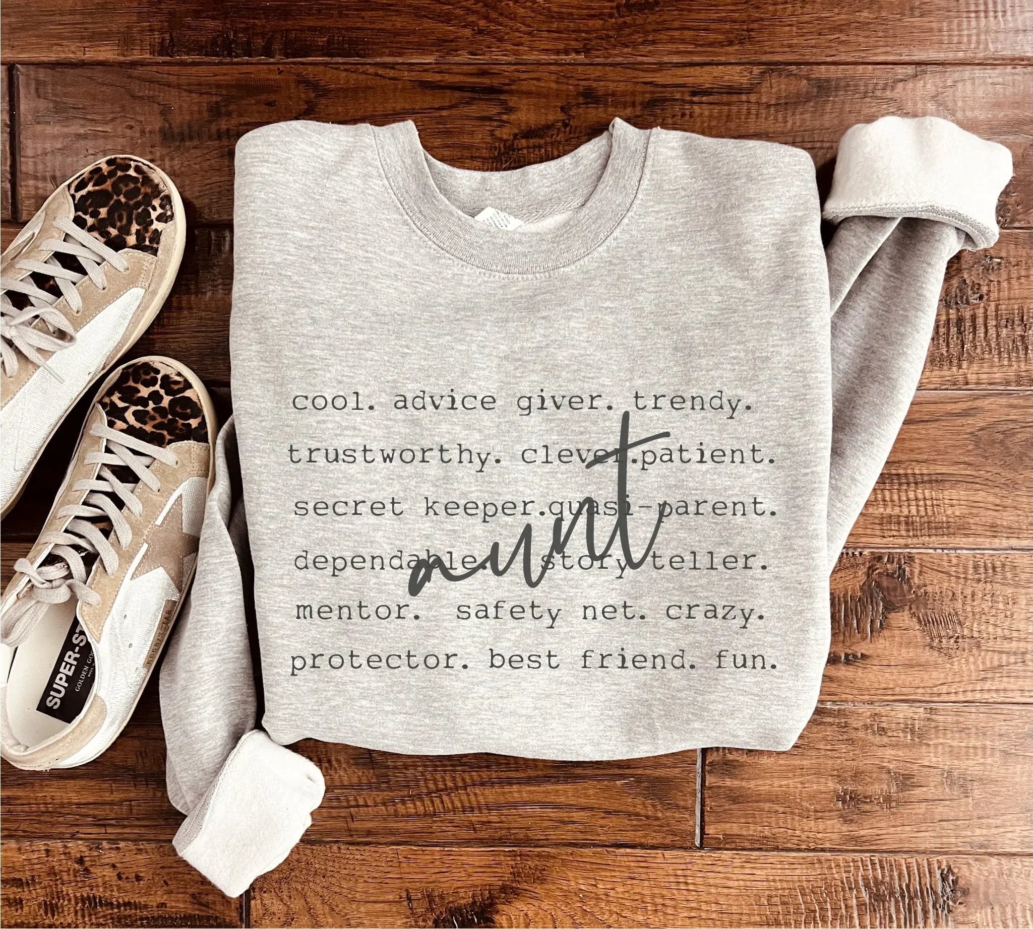 Aunt Words Sweatshirt in Two Colors