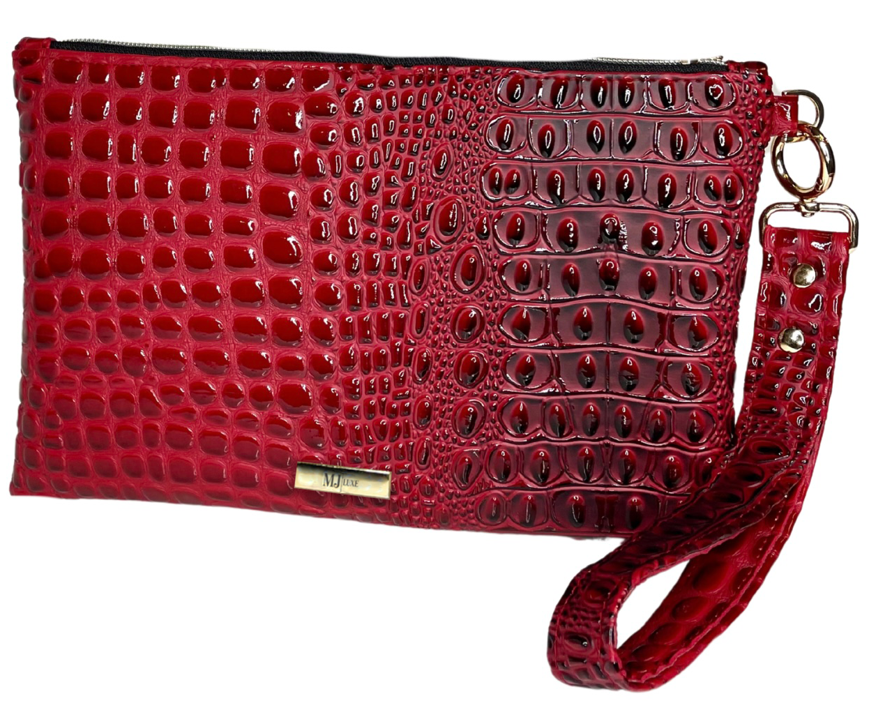 Bubble Gator Rouge MJ Luxe Clutch