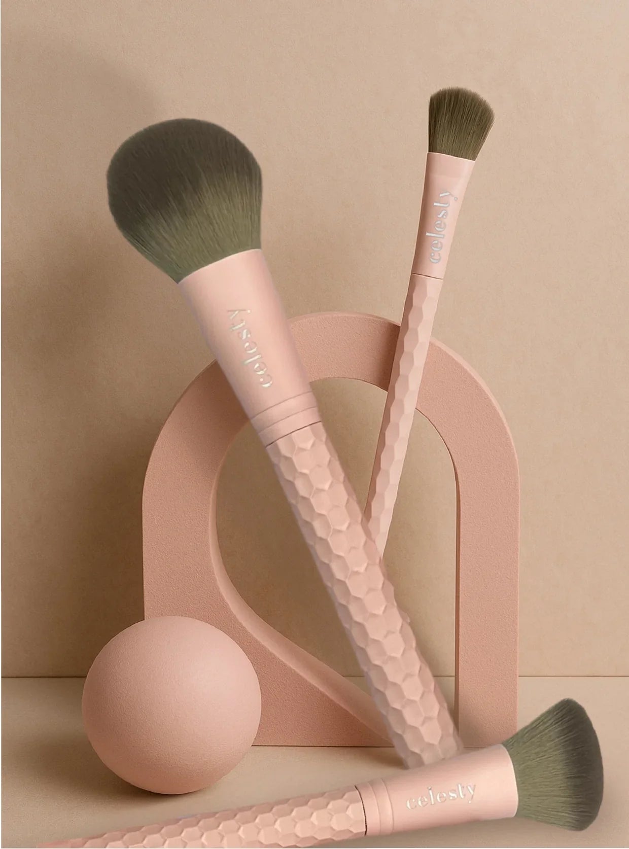 Celesty Brush Set w/Bag 7pcs