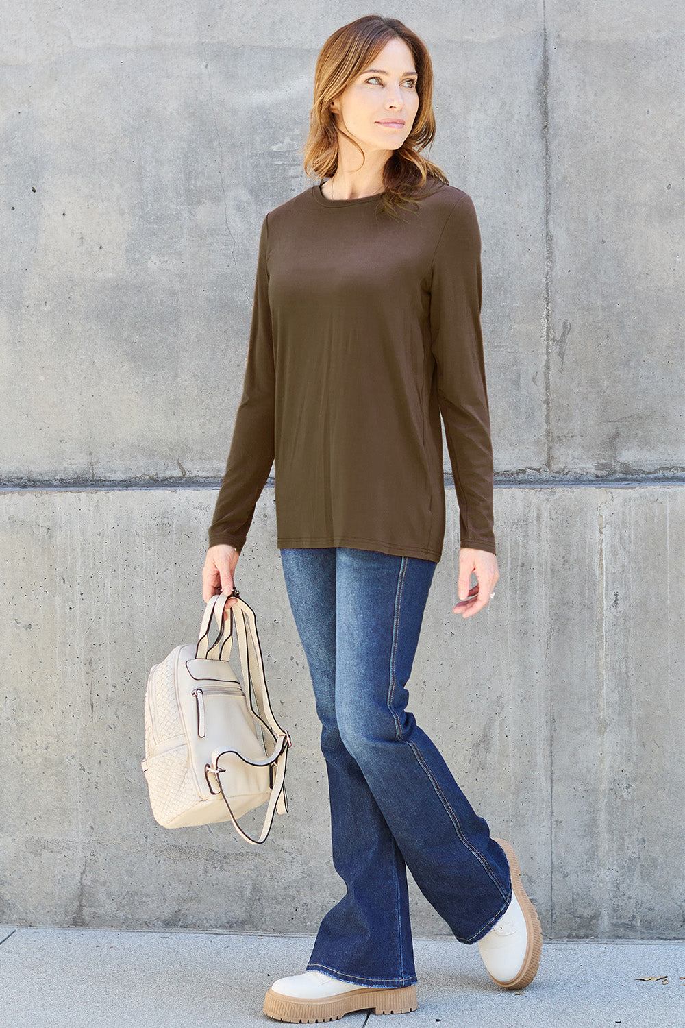 Black Friday Round Neck Long Sleeve Top