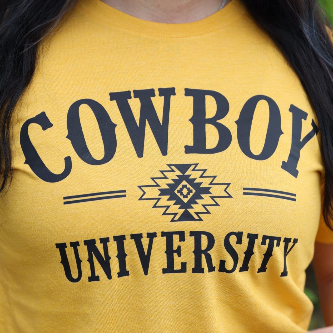 FestiviTees Women - Apparel - Shirts - T-Shirts Cowboy University Western Soft Graphic Tee