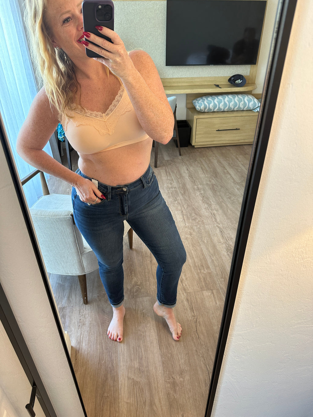 Downtown High Rise Boyfriend Jeans