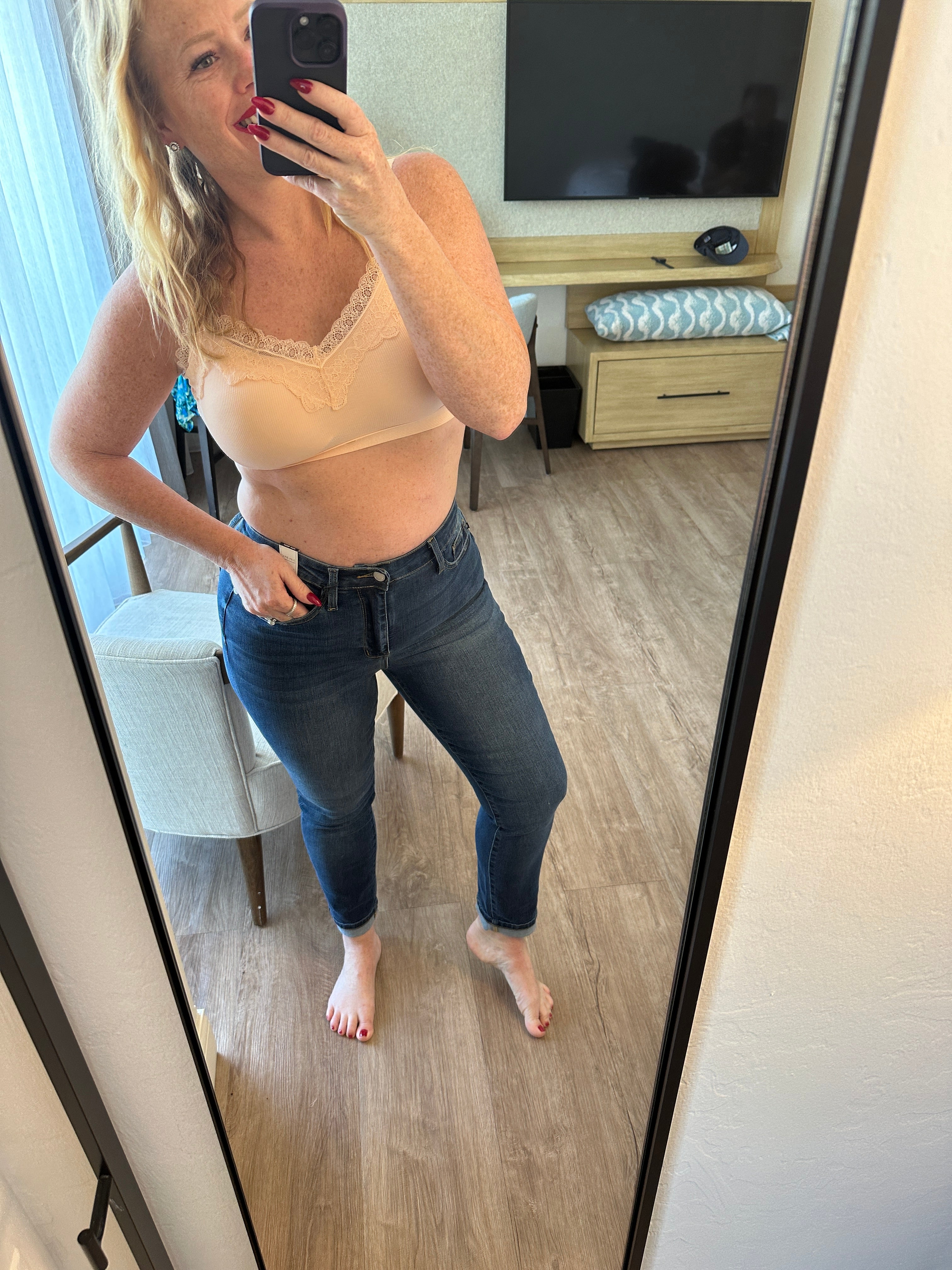 Downtown High Rise Boyfriend Jeans