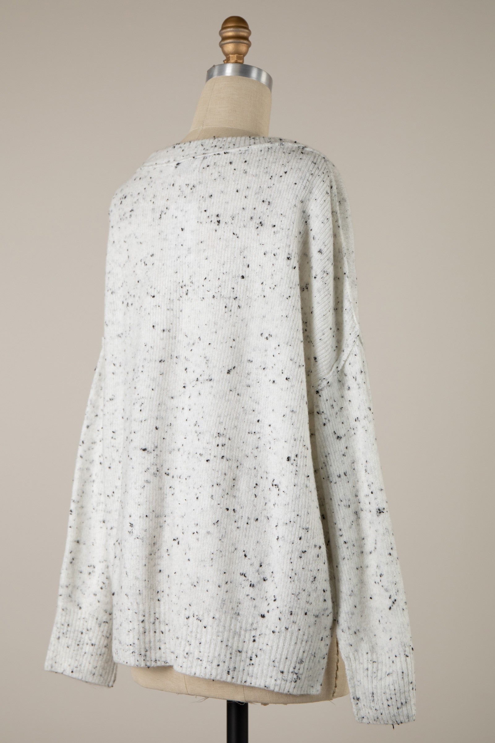 Speckled Grey Sweater