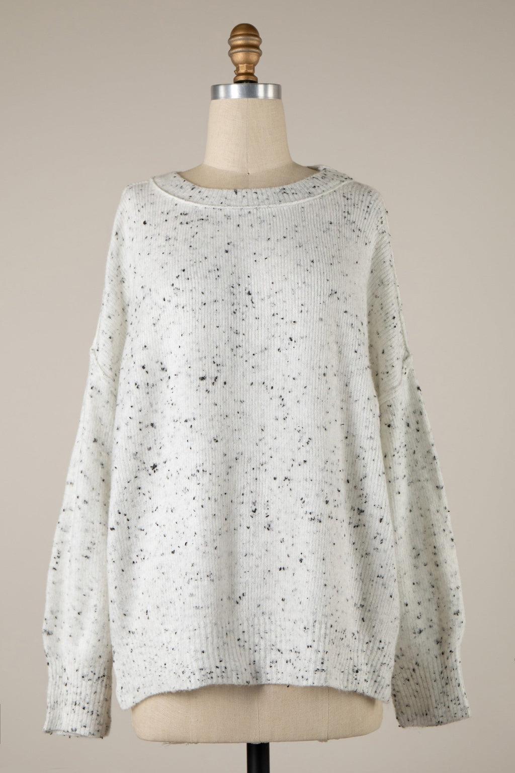 Speckled Grey Sweater