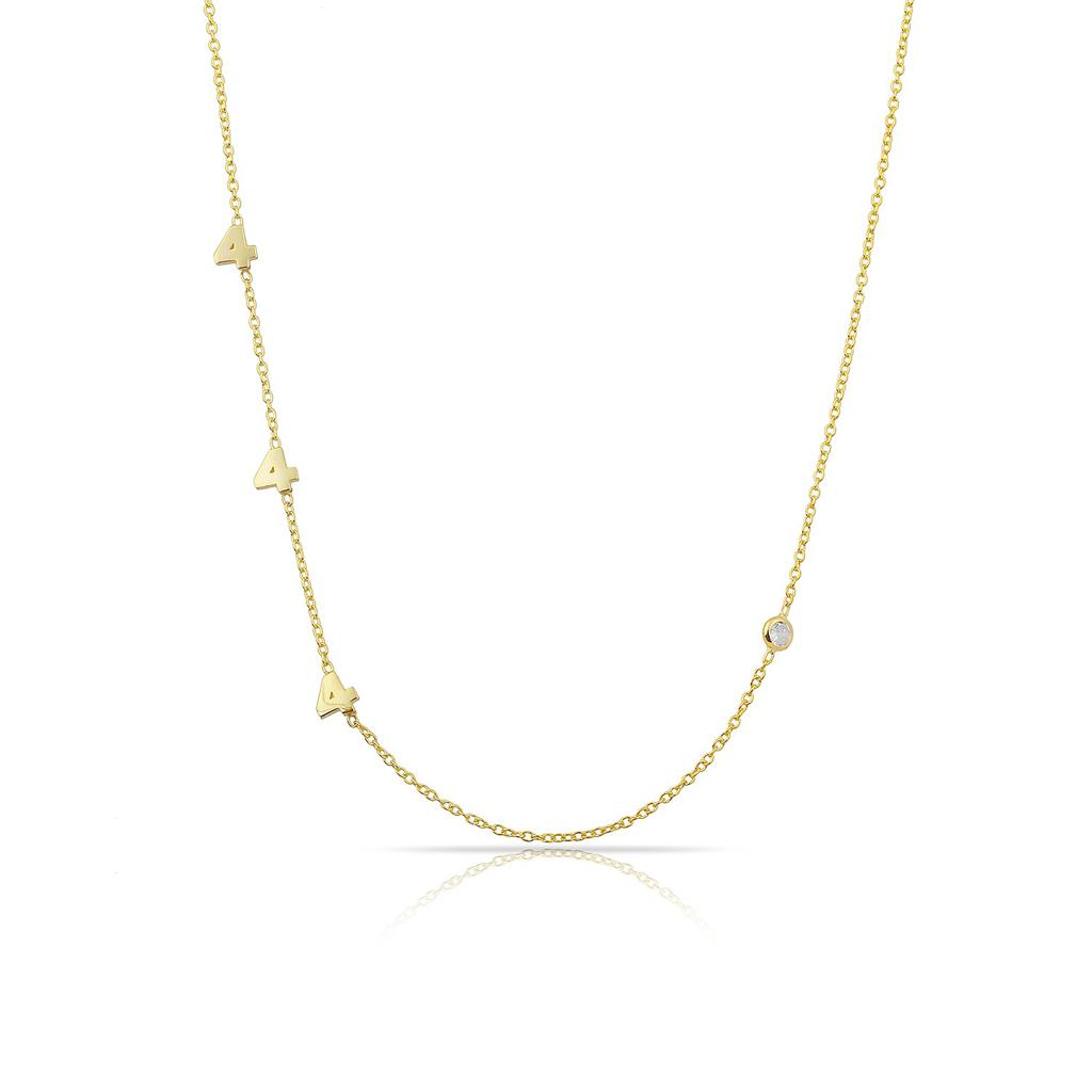 Water Resistant Custom Mini Love Letters Necklace