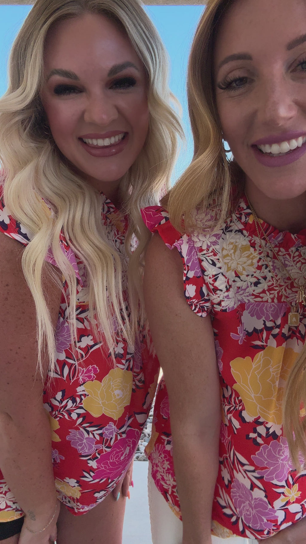 Among The Flowers Floral Top