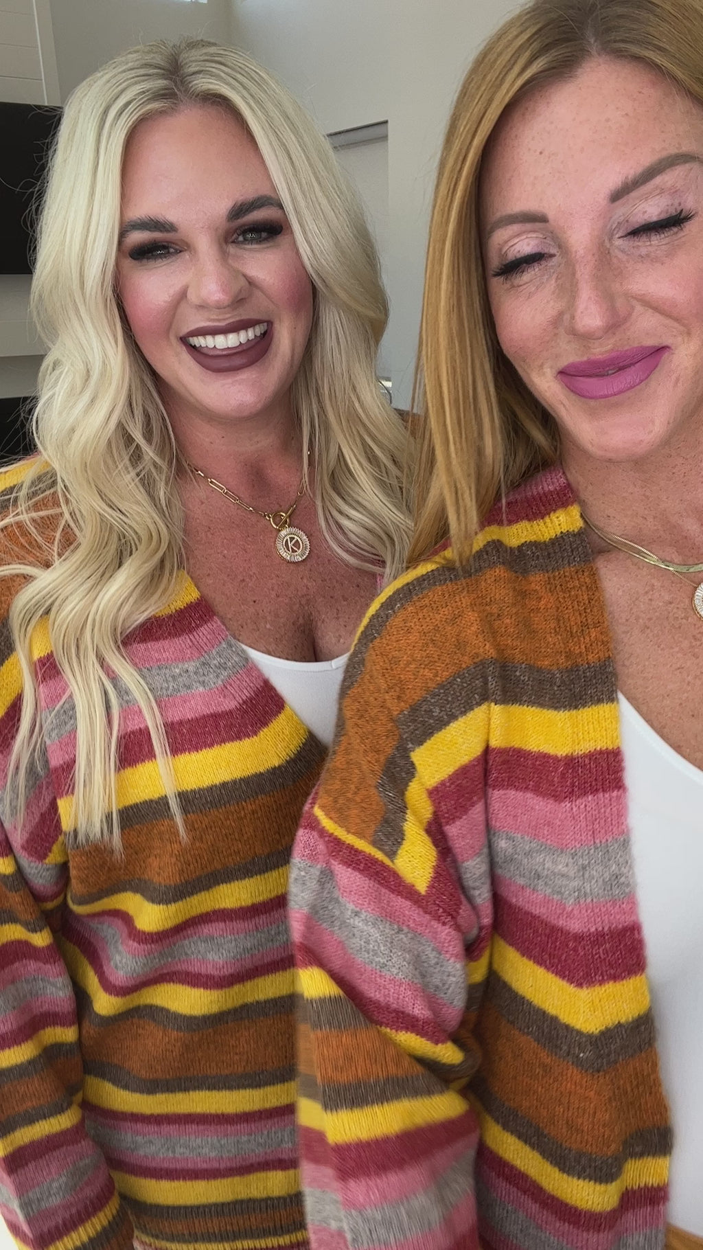 Henny Penny Striped Cardigan