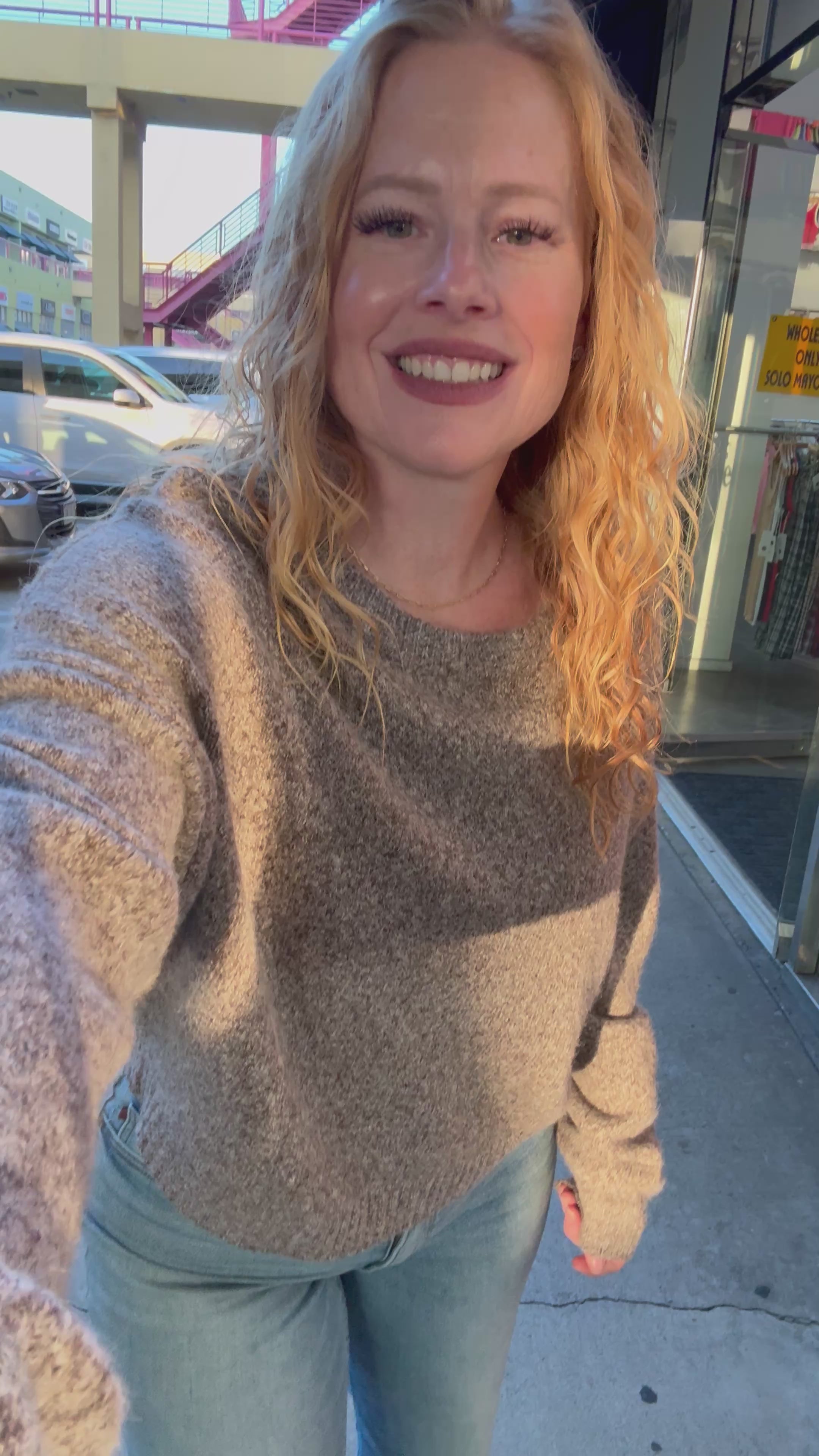 Worthy Chocolate Sweater