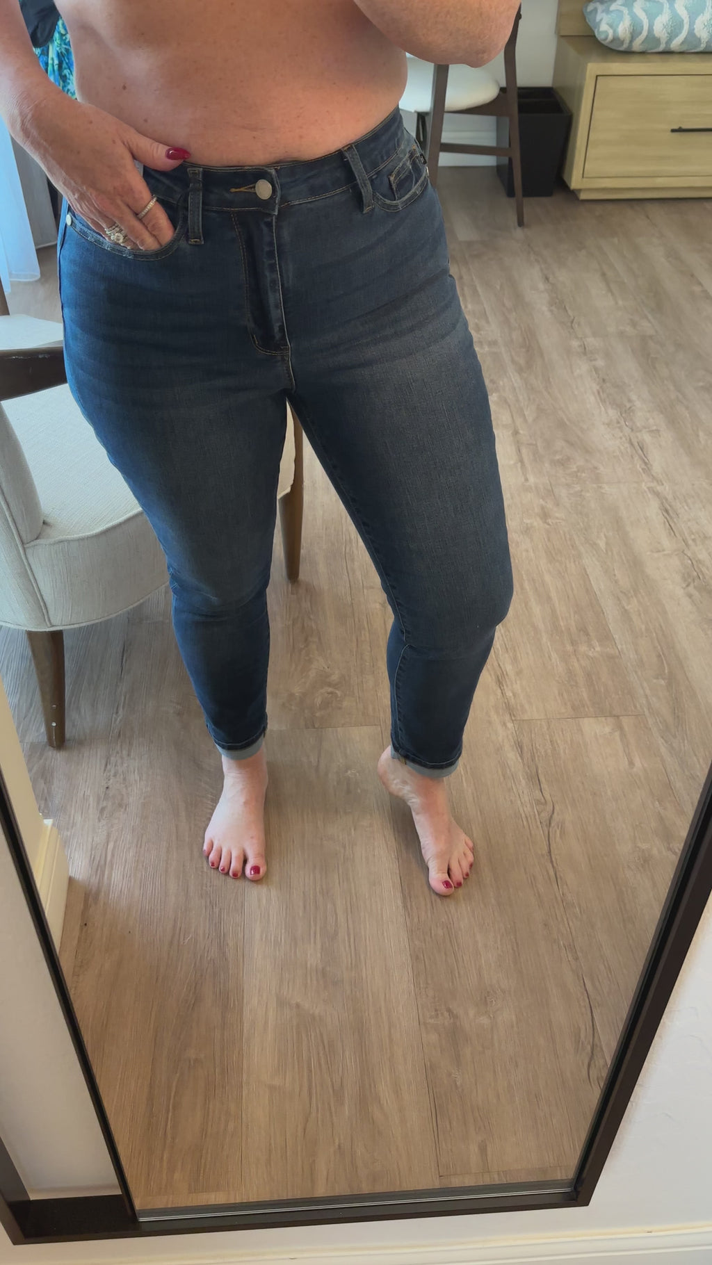 Downtown High Rise Boyfriend Jeans