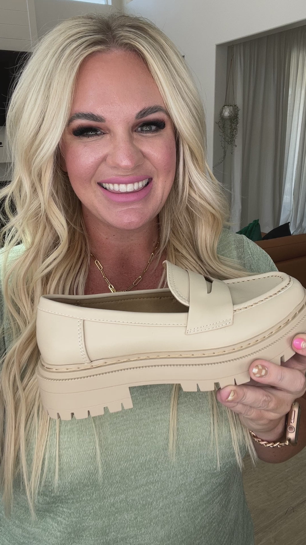 Penny For Your Thoughts Loafers in Bone