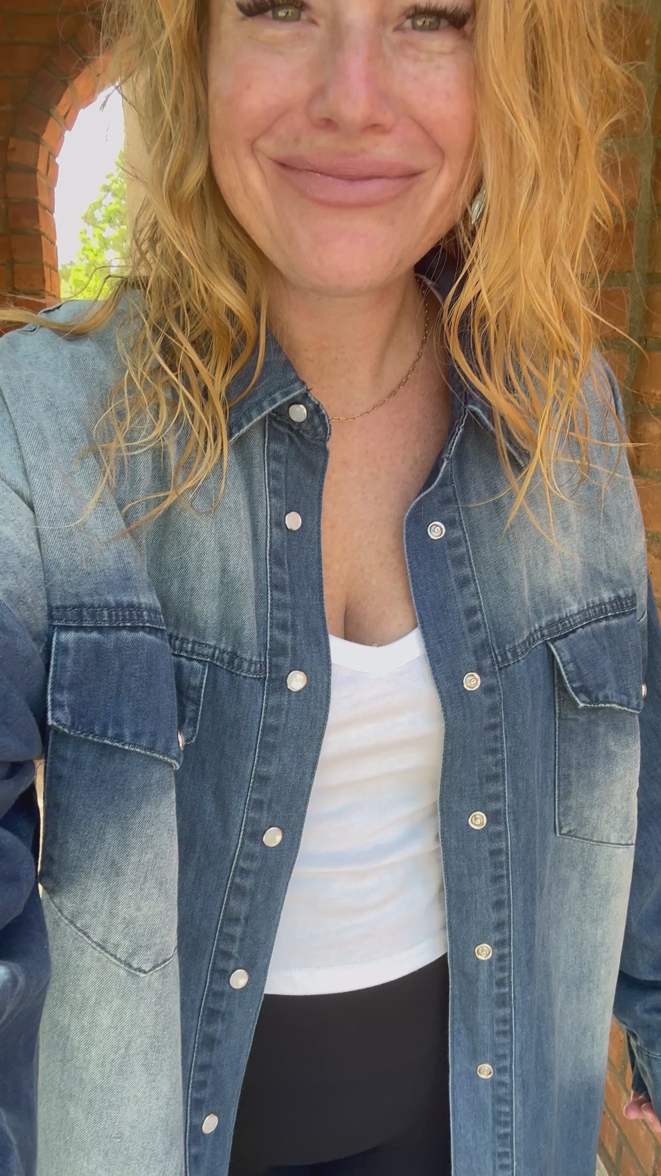 Give Love Shacket by White Birch