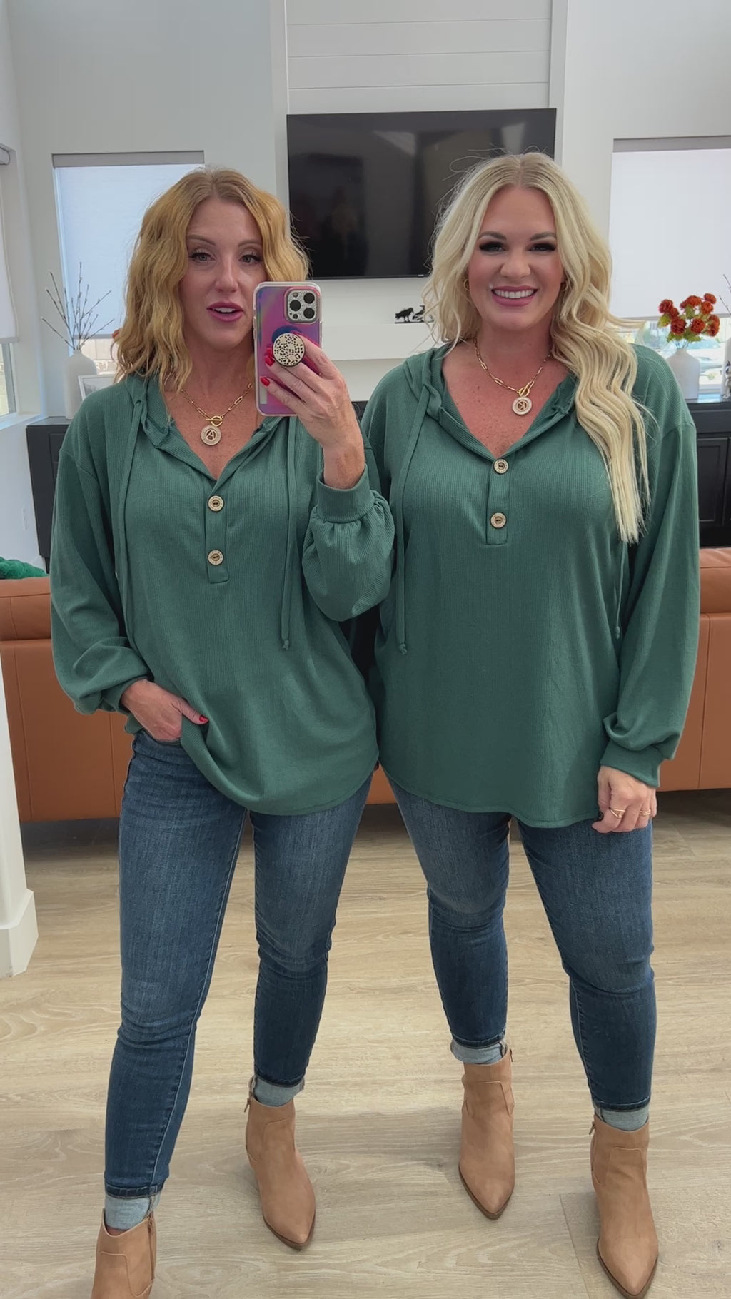 Rainy Day Henley Hoodie