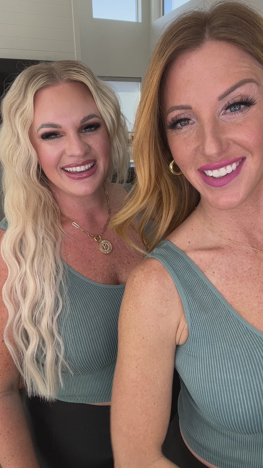 Fundamentals Ribbed Seamless Reversible Tank in Vintage Blue