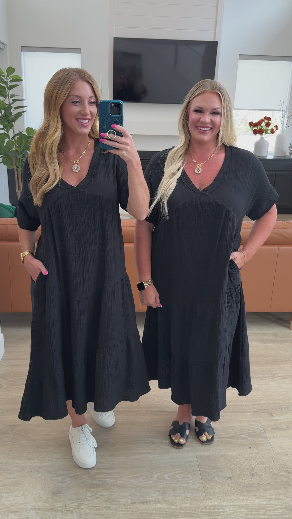 Always Learning Dolman Sleeve Dress in Black