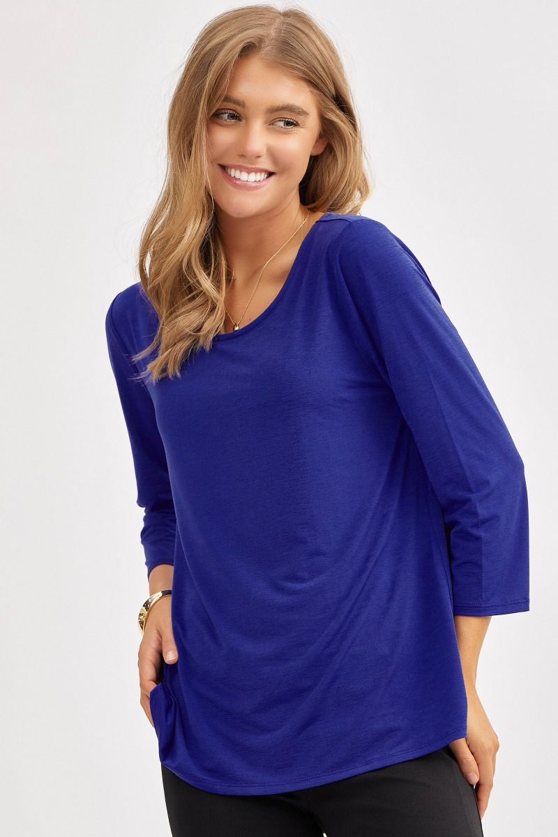 Dear Scarlett Signature Classic Round Neck Top