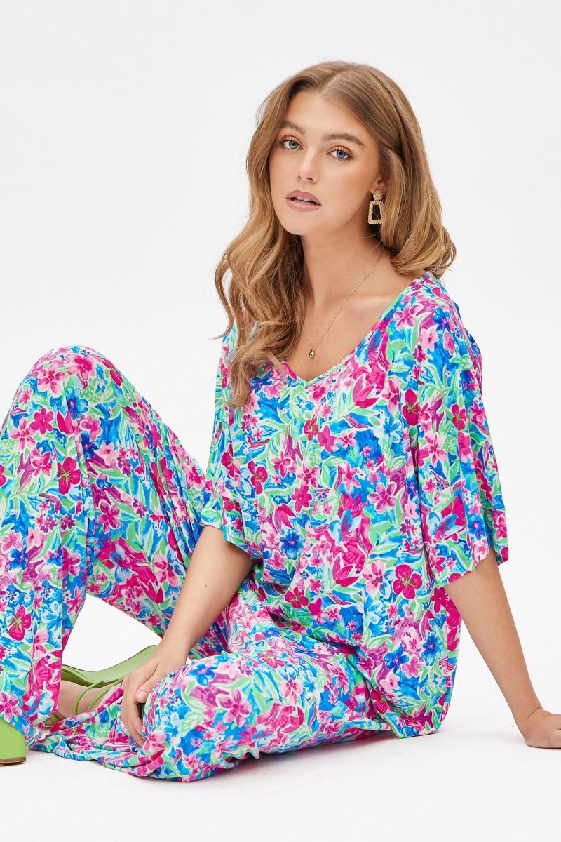 Dear Scarlett Cabana Set in Violet