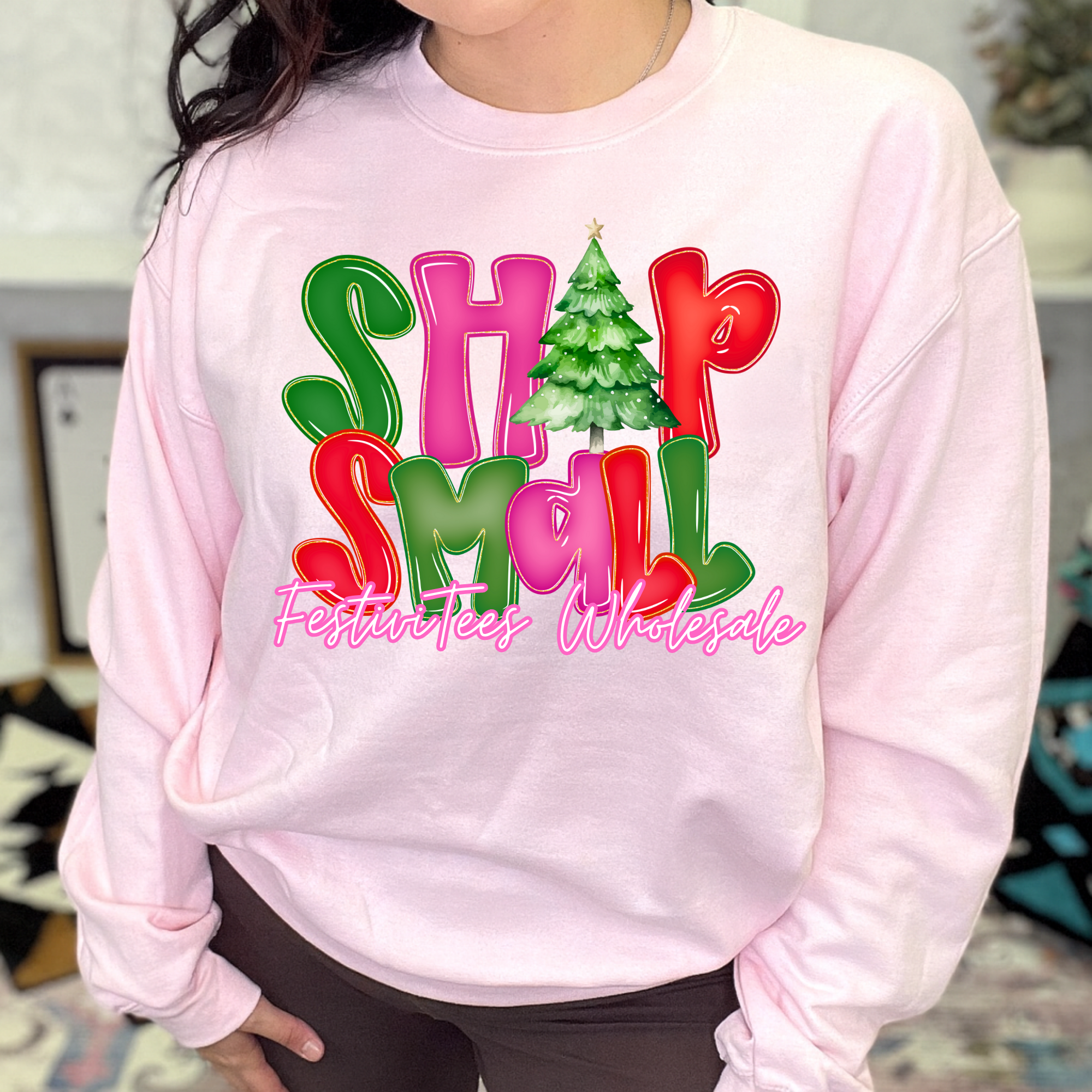 Custom Shop Small Bubble Graphic Crewneck