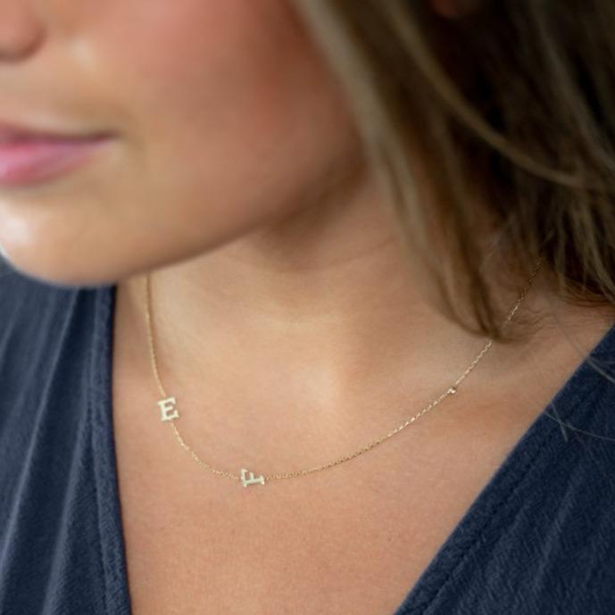 Custom Love Letters Necklace - Wholesale Necklaces The Sis Kiss