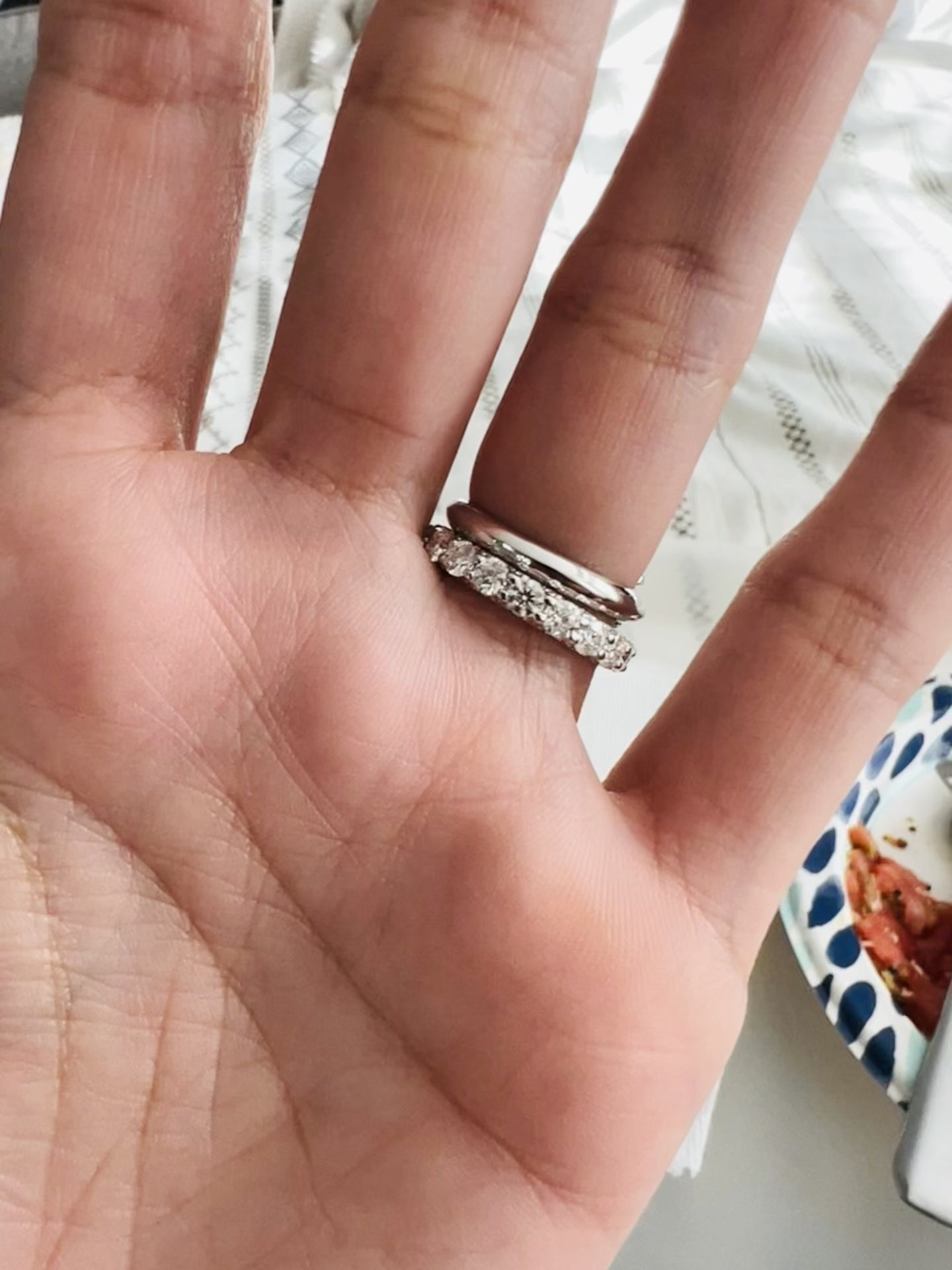 All About the Details Eternity Moissanite 2.1 Carat Ring