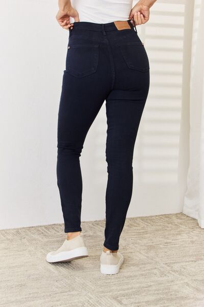 Navy Tummy Control Skinny Jeans