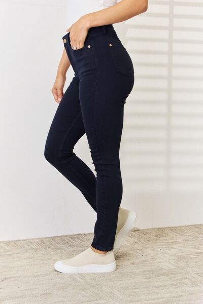 Navy Tummy Control Skinny Jeans