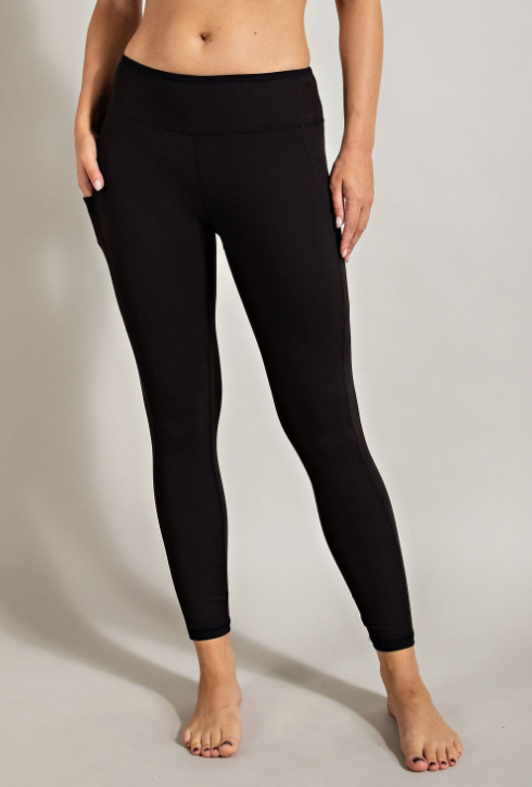 Butter Soft Basic Full Length Leggings with Pockets