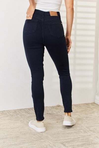 Navy Tummy Control Skinny Jeans