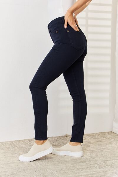 Navy Tummy Control Skinny Jeans